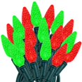 thumbnail image 1 of Novelty Lights 24FT 70 LED C6 Christmas Light String, Red & Green Wire, 1 of 8