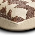thumbnail image 2 of The HomeCentric Toss Pillow Covers, Brown Pack of 2, 18"x18" (45x45 cm) Throw Pillows, Linen Beaded Throw Pillows For Couch, Abstract Pattern Modern Style Easter - Altitude, 2 of 3