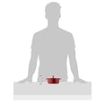 thumbnail image 4 of Cuisinart Chef's Classic Enameled Cast Iron 7-Quart Round Covered Casserole, Cardinal Red, 4 of 5