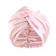 thumbnail image 1 of MesaSe Adjustable Satin Faux Silk Bonnet Front Knot Back Adjustable Buckle Large Long Curly Hair Wrap Elastic Drawstring Beauty Hat, 1 of 10