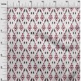 thumbnail image 2 of oneOone Cotton Poplin Fabric Argyle Style Ikat Decor Fabric Printed BTY 56 Inch Wide, 2 of 4