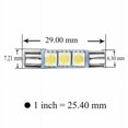 thumbnail image 2 of 3pair Xenon White 3SMD 6641 6614F LED Bulb Sun Visor Makeup Mirror Fuse Light Faster On/ Off Response And Vibration Resistance, 2 of 12