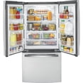 thumbnail image 4 of GE 18.6 Cu. Ft. Counter-Depth French-Door Refrigerator Fingerprint Resistant Stainless Steel - GWE19JYLFS, 4 of 5