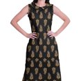 thumbnail image 2 of Moomaya Kurta Sans Manches à Col Peter Pan avec Pantalon Ensemble Ethnique 2 Pcs pour Femmes, 2 of 6