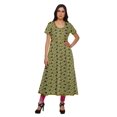 thumbnail image 1 of Moomaya Robe Kurti Longue Indienne Imprimée en Coton Tunique Robes pour Femmes, 1 of 6