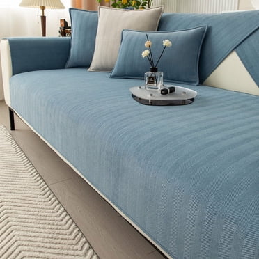 Vadktai Sofa Slipcover , Housse de Canapé Imperméable, Housse de Canapé Antidérapante pour Canapé à 3 Coussins, Pièce Entière Sans Coutures, Protège-Meubles en Tissu pour Animaux, Enfants, Chien, Chat