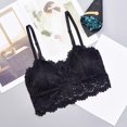thumbnail image 5 of B91xZ Soft Touch Breathe Bralette Comfort Foam Light Wireless Bra Full-Coverage T-Shirt Bra,Black XL, 5 of 5