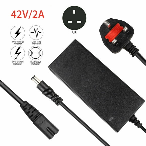 42V 2A Battery Charger For 36V Li-on Battery Electric Bike Ebike Scooters UK