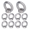thumbnail image 3 of Loewten Lifting Eye Nut, High Strength Threaded Marine Nuts For Mining Equipment For Forestry Machinery For Engineering Cranes, 3 of 8