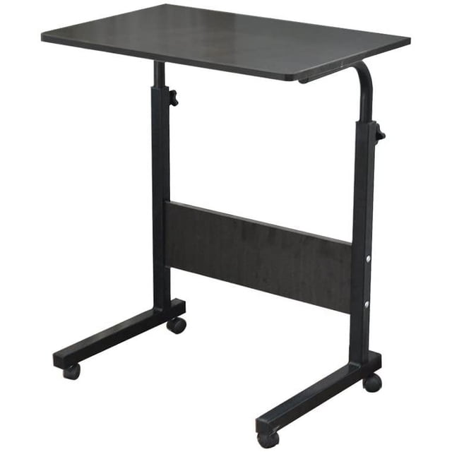 SOGES Bureau d'Ordinateur Portable Réglable et Mobile pour Lit, Sofa, Petit Espace, Noir