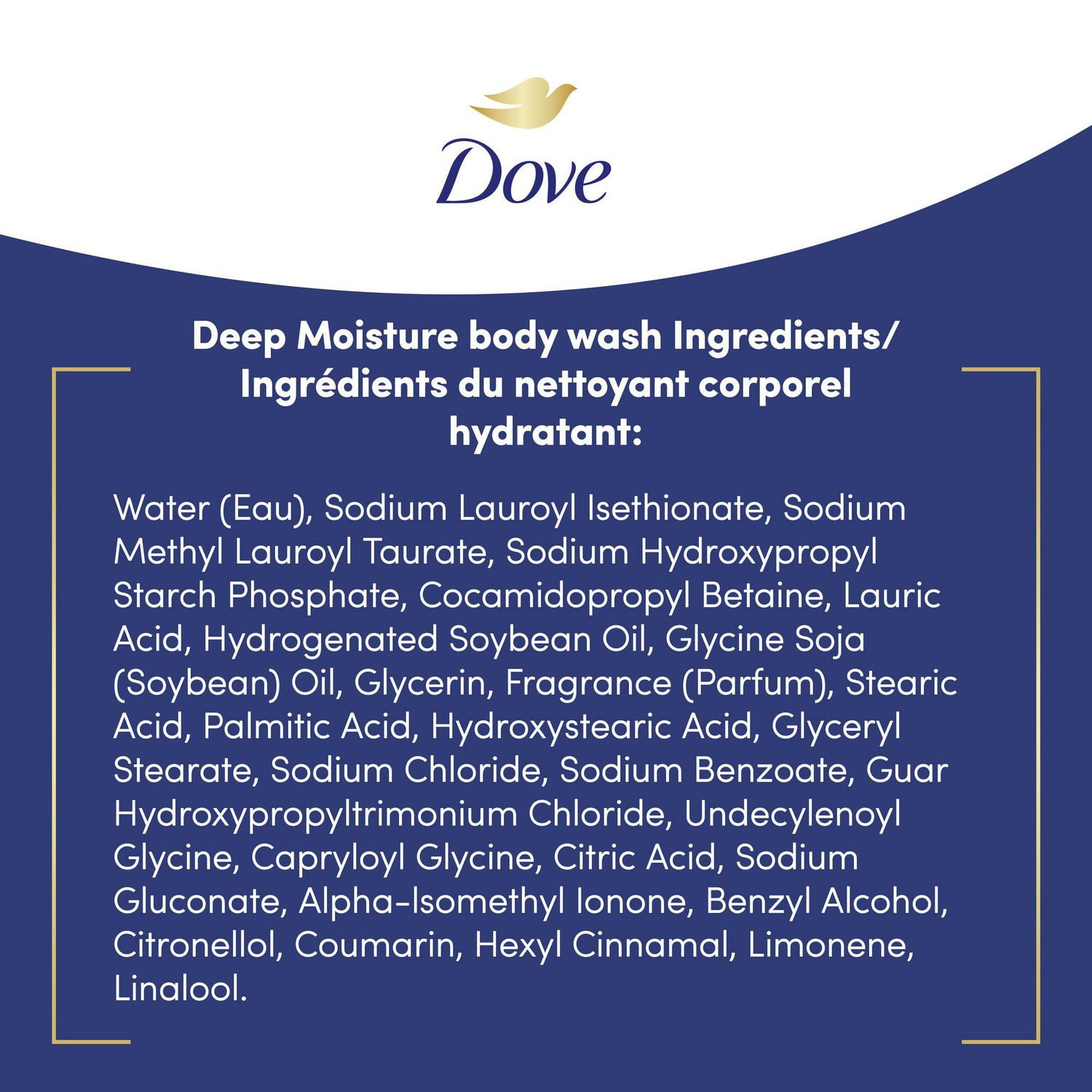 Dove Nettoyant Corporel Hydratation Profonde avec Pompe