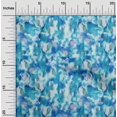 thumbnail image 1 of oneOone Tissu Polyester Lycra Texture Aquarelle Tissu Imprimé au Mètre 56 Pouces de Large, 1 of 4