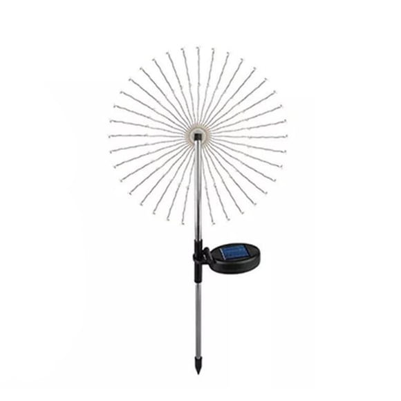 Meitianfacai Outdoor Solar Garden Lights, Pack Copper Wire Waterproof Solar Garden Fireworks Lamp, 8 Modes Decorative Sparkles Stake Landscape Light for Garden Yard Pathway Lawn Decor