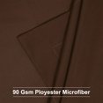 thumbnail image 3 of PiccoCasa Soft 1800 Microfiber Oxford Pillowcases 2Pcs, Standard Brown, 3 of 8