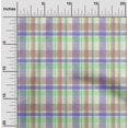 thumbnail image 2 of oneOone Polyester Spandex Vert Tissu Vérifier Brosse Course Robe Tissu Tissu Imprimé par la Cour 56 Pouces de Large, 2 of 4