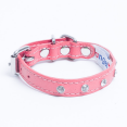 thumbnail image 2 of ATHENS Leather Dog Collar Single Row Rhinestones, 2 of 2