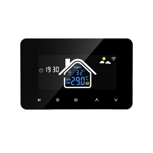 Tuya Smart Thermostat, Temperature Controller Electric Floor Heating Water Heating LCD Display ,Save Energy