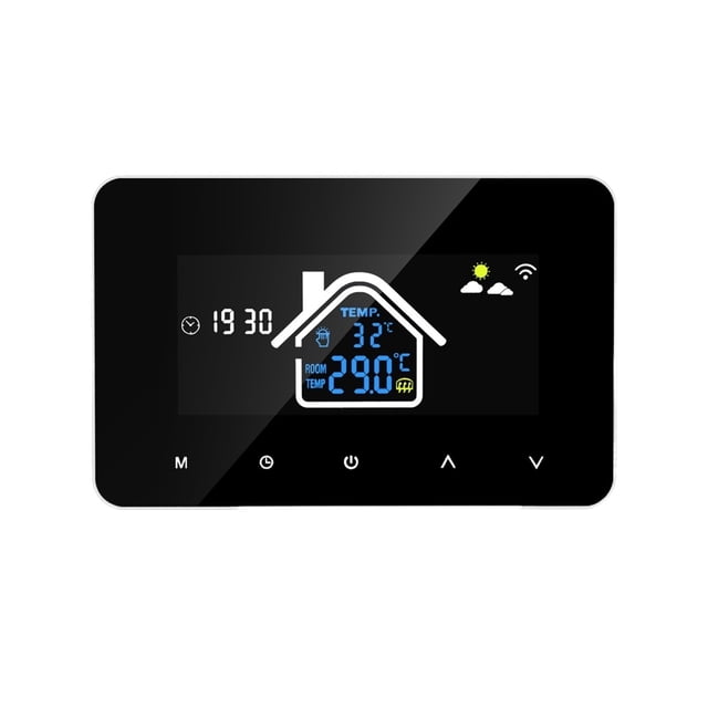 Tuya Smart Thermostat, Temperature Controller Electric Floor Heating Water Heating LCD Display ,Save Energy