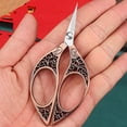 thumbnail image 2 of Harpily 50% Off Clear! vegetable cutter Retro Small Scissors Tailor Cutting Thread Head Tea Pointed Stainless Steel Office Dragon And Handmade Special Gold Scissors, 2 of 4