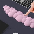 thumbnail image 3 of Keyboard  Wrist Rest, Silicone   Palm Rest Keyboard Ergonomic Mouse Wrist Support for Relieve Wrist & Arm Pain for PC Gaming Office Computer Laptop, 3 of 8
