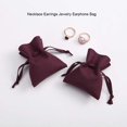 thumbnail image 2 of fastboy 50 Pieces Gift Bag Portable Drawstring Solid Color Candy Ring Jewelry Cellphone Storage Pouch Pocket Organizer Beige White, 2 of 9