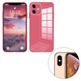 thumbnail image 1 of ziyahi Glass Back Phone Covers with Solid Color Full Rugged Bumper Anti-Slip Design for Iphone 7P/8P/7/8/XS Max/XR/X/XS, 1 of 3