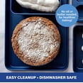thumbnail image 3 of Granitestone Diamond Pro Blue Round Baking Pan 9.5" Pro Series Nonstick Aluminum Bakeware Dishwasher Safe, 3 of 6