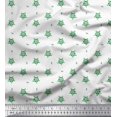 thumbnail image 1 of Soimoi Green Rayon Fabric Artistic Floral Decor Fabric Printed Yard 42 Inch Wide, 1 of 3