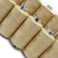 thumbnail image 3 of White 10 Pcs Over Locking Polyester Thread Spun Sewing Supplies Wholesale Spool, 3 of 4