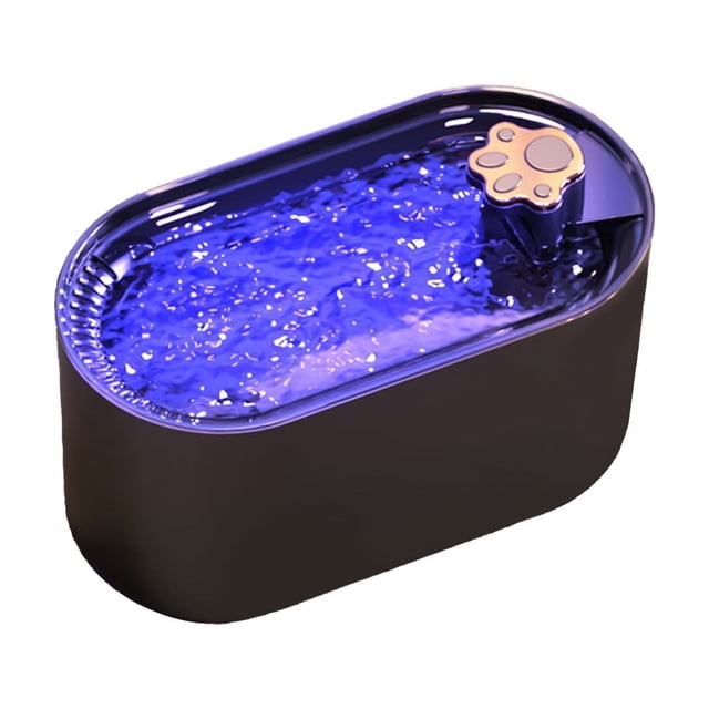 Lksixu Pet Supplies Pet Drinking 3L Automatic Pet Drinking With LED Light Silent Pet Drinking Bowl For Cats And Small Dogs With Filter for Small Dogs and Cats