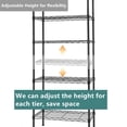 thumbnail image 3 of 6 Tier Wire Shelf Rack, Garage Tool Rack Wire Shelving Unit, Adjustable Storage Shelf for Garage Kitchen Pantry Office(23.6" W x 13.7" D x 70.8" H), 3 of 8