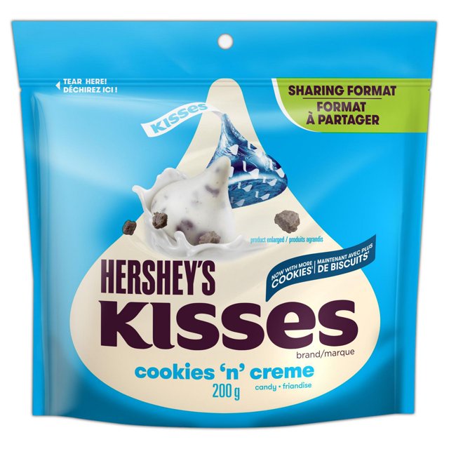 Friandises HERSHEY'S KISSES de BISCUITS ET CRÈME