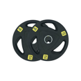 thumbnail image 4 of HAJEX Olympic Rubber Tri-Grip Plates Set 2 inch - 693LB Set - ( 5.5LB, 11LB, 22LB, 33LB, & 44LB), 4 of 5