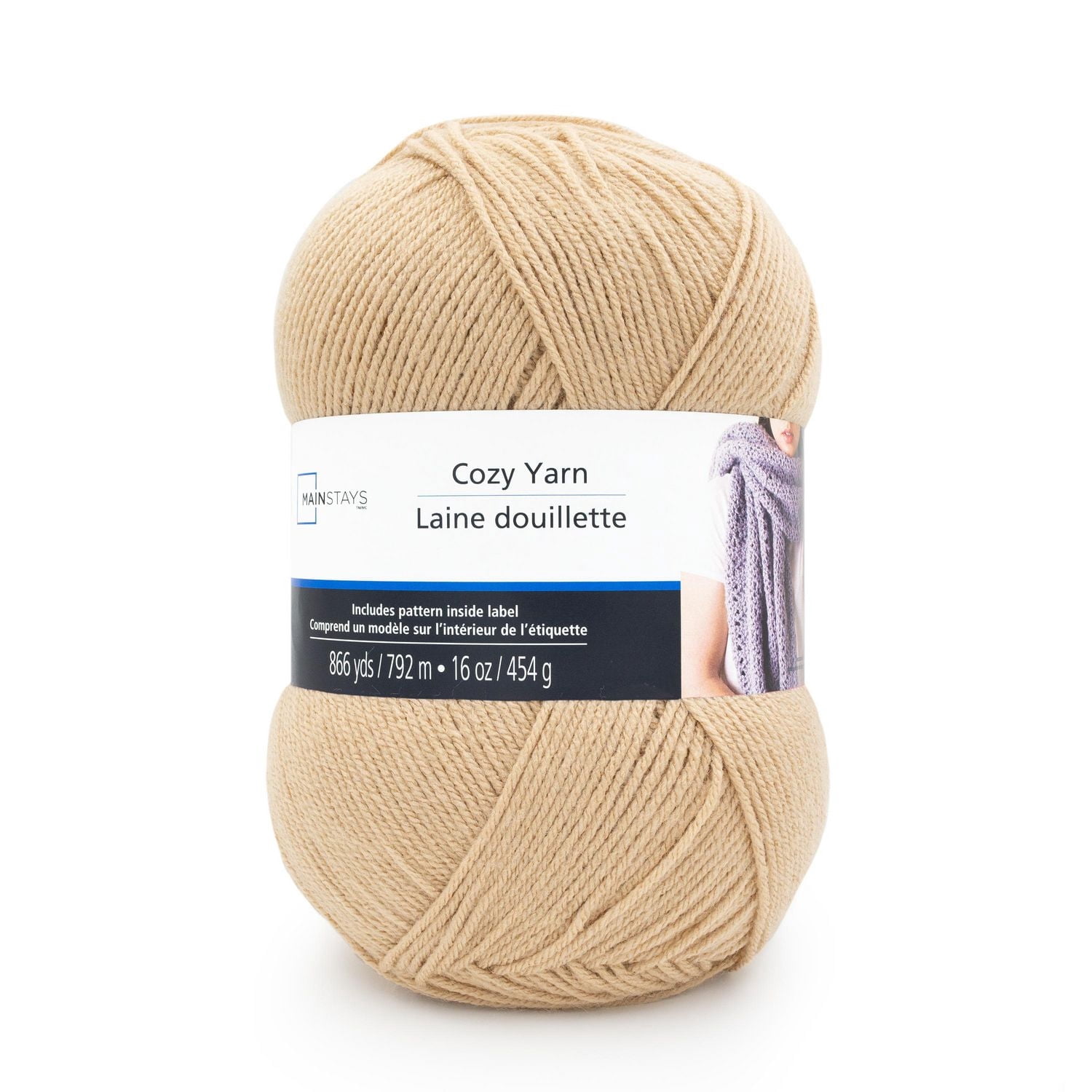 Mainstays Cozy Medium Acrylic Yarn 1 Ball
