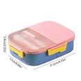 thumbnail image 3 of Bento Box | 1250ml Leakproof Lunch Container for Adults & Kids | Multi Compartment Meal Prep Box | Microwave Safe Food Storage | Plastic Lunchbox for Work, School, or Picnic, 3 of 6