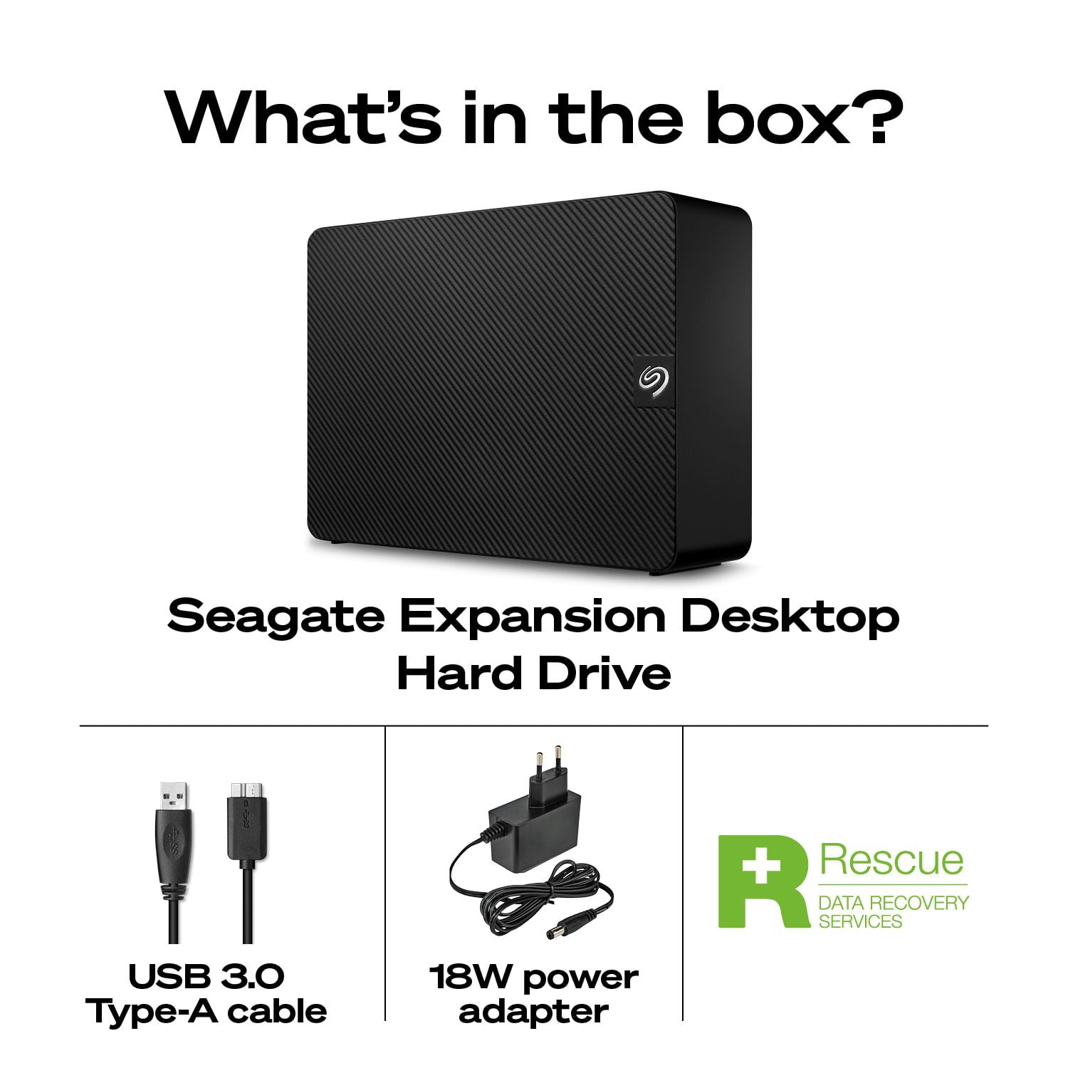 Seagate Expansion Desktop 4TB External Hard Drive HDD - USB 3.0