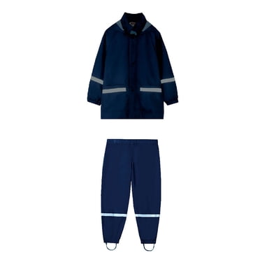 Qudderr Ensemble de Pluie pour Tout-Petits Garçons Filles, Chandail à Capuchon Imperméable + Pantalon de Pluie, Ensemble d'Eau pour Jouer 3-9 Ans