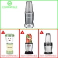 thumbnail image 5 of 3 Pack Extractor Blades Replacement Part for NutriBullet 600W 900W NB-101B NB-101S NB-201 Blenders, 5 of 5