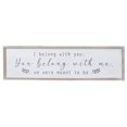 thumbnail image 1 of Framed Wooden Sign You Belong With Me, 1 of 4