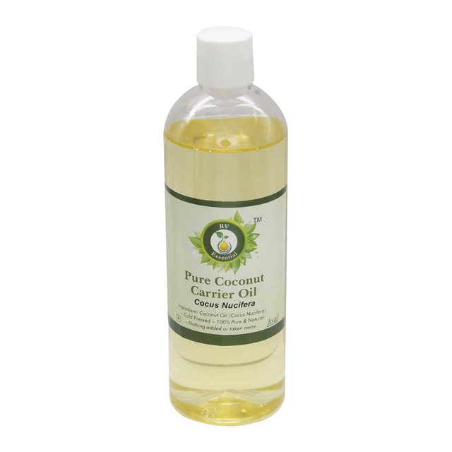 Coconut Oil Cocus Nucifera Unrefined Pure Coconut Oil For Hair For Skin For Body Pure Natural Cold Pressed Coconut Oil 100ml 3.38oz By R V Essential
