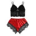 thumbnail image 2 of LSLJS Femmes Élégant Mode Aguichant Imprimé Lingerie Satin Tenue de Nuit Pyjama, Robes de Nuit Aguichant pour Femme, 2 of 6