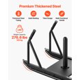 thumbnail image 2 of VEVOR Weight Sled, Steel Power Sled, Fitness Strength Training Sleds for Athletic Exercise Speed Improvement, Workout Fitness Equipment with Handle, Compatible with 1/2 in Weight Plates, Black, 2 of 9