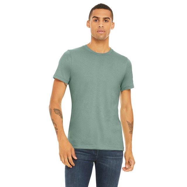 Bella + Canvas T-Shirt Unisexe en Jersey CVC Chiné