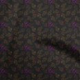 thumbnail image 1 of oneOone Polyester Spandex Black Fabric Leaves Sewing Craft Projects Fabric Prints By Yard 56 Inch Wide, 1 of 5