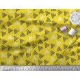 thumbnail image 2 of Soimoi Cotton Voile Fabric Triangle Block Print Fabric by Yard 56 Inch Wide, 2 of 3