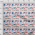 thumbnail image 3 of oneOone Velvet White Fabric Beach Wear Craft Projects Decor Fabric Printed By The Yard 58 Inch Wide, 3 of 4