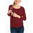 thumbnail image 1 of Cameland T-Shirts de Maternité pour Femmes à Manches Longues Automne Hiver Allaitement Hauts Grossesse Décontractés Col Rond T-Shirt, 1 of 4
