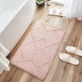 thumbnail image 4 of Boovnll Bathroom Water Absorbing Door Mat Convenient Machine Wash Lightweight Fabric Quick Water Absorption Non Slip Floor Mat, 4 of 6
