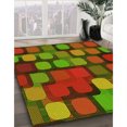 thumbnail image 3 of Ahgly Company Tapis Rectangulaire Lavable en Machine Intérieur Transitionnel Rouge Tomate, 6 Pieds x 9 Pieds, 3 of 7