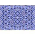thumbnail image 1 of Ahgly Company Tapis d'Intérieur Lavable en Machine Rectangle Transitionnel Bleu, 2 Pieds x 5 Pieds, 1 of 7